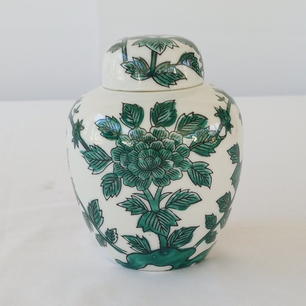 Vintage Ceramic Sake Jar with Cup-